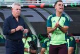 Javier Aguirre y Rafa Márquez durante partido de la Selección Mexicana. (Mexsport).