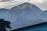 El volcán Tacaná nevado