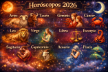 Horóscopos 2026 revelan cómo le irá a cada signo en el amor y el trabajo