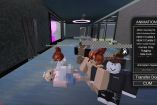 Captura de un juego dentro de Roblox con etiquetas “18+” y animaciones explícitas, contenido que ha sido detectado y difundido pese a las normas de la plataforma.