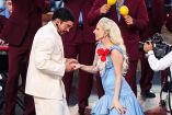 Lady Gaga and Bad Bunny perform during the Apple Music halftime show at Super Bowl LX between the Seattle Seahawks and New England Patriots, Levi Stadium, Santa Clara, California. Picture date: Sunday February 5, 2026.