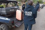 En el lugar fue encontrada la maleta con diversos objetos, misma que fue resguardada por los uniformados para ser entregada al propietario