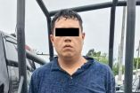 Agentes de Monterrey capturaron a Brian Dalí H, de 39 años, tras intentar agredir con un cuchillo a su pareja en la colonia Mitra Dorada.