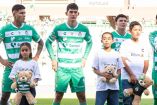 Players of Santos during the 17th round match between Santos and Monterrey as part of the Liga BBVA MX Varonil, Torneo Clausura 2026 at TSM Corona Stadium, on April 26, 2026 in Torreon, Coahuila, Mexico.