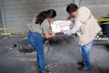 Se colocaron sellos de clausura en dos hornos de crisol, con capacidad de 250 kilogramos cada uno,