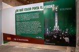 La exposición ¿De qué color pinta el verde? La selección mexicana de futbol y su representación en el mundo se exhibe en El Colegio Nacional.