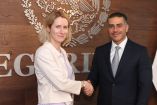 El secretario de Seguridad y Protección Ciudadana (SSPC), Omar García Harfuch, sostuvo una reunión con Kaja Kallas, Alta Representante de la Unión Europea para Asuntos Exteriores y Política de Seguridad.
