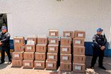 En la colonia Vicente Gurrero ubicaron a una persona que resguardaba varias cajas de cartón con medicinas