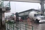 Los conductores denunciaron que cada que llueve se anega el puente del Circuito Exterior Mexiquense en las colonias colonias Mirador Santa Rosa y el TiKal