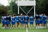 Almeyda en su primer plática como director técnico de Monterrey