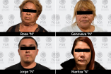 Los detenidos, junto con los objetos y el inmueble asegurado, fueron puestos a disposición de la autoridad competente para determinar su situación jurídica.