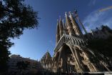 Vista de la Sagrada Familia, obra de Antoni Gaudí, en Barcelona.