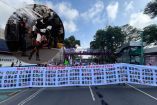 Familiares de personas desaparecidas comenzaron a retirarse, con el gusto de haber llegado hasta el estadio