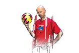 Uno de los actores que participará en la serie de improvisaciones teatrales sobre futbol.