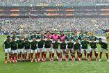 La mayoría de los futbolistas de la Selección Mexicana usaron tacos en rosa.