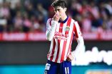 Brian Gutiérrez en el partido Pachuca vs Chivas.