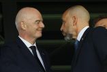 Gianni Infantino platicó con con Cezary Kulesza, presidente de la Federación polaca de futbol