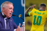 Ancelotti confirmó que Neymar no volverá a jugar con la selección de Brasil
