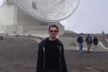 Juan Carlos Díaz Vélez en el Gran Telescopio Milimétrico Alfonso Serrano