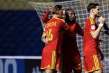 Julián Quiñones se quedó con ganas de festejar su gol con el Al Qadsiah