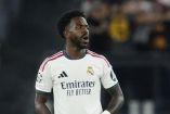 Vinícius Jr. durante partido de Champions League entre Real Madrid y Roma