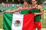 Israel Hernández y Saúl Rivera suman plata para México en el pentatlón moderno relevos varonil combinados (Cortesía @CONADE)