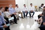 Dirigentes y legisladores así como Gustavo Madero se encuentra en SLP para defender la candidatura de Sonia Mendoza a la gubernatura.