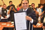 Silvano Aureoles recibió su constancia de mayoría, que lo acredita como gobernador electo de Michoacán