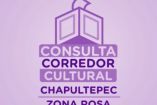 Por diversos medios se convocará a los ciudadanos a informarse y participar en la consulta del Corredor Cultural Chapultepec. 