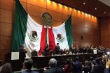 El mandatario capitalino, Miguel Ángel Mancera, estuvo presente en el Congreso de la Unión durante la sesión de declaratoria de constitucionalidad de la Reforma Política de la Ciudad de México.