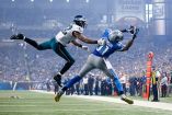 El ‘wide receiver’ Calvin Johnson se retira después de nueve temporadas con los Leones de Detroit (AP)