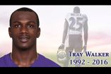 En las investigaciones se concluyó que Walker, de 23 años, no llevaba prendidas las luces de su moto en el momento de ser atropellado (@Ravens)