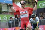 El alemán Andre Greipel gana la tercera etapa y después se retira del Giro de Italia (AP)