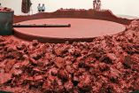 Obra de Anish Kapoor. Mi patria roja (My Red Homeland), 2003.