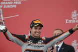 'Checo' Pérez, de Force India, Max Verstappen (Red Bull) y Romain Grosjean (Haas) han sido los únicos en ganar esta distinción en lo que va de la temporada (Reuters)