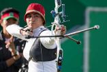 Alejandra Valencia fue de las destacadas de la delegación olímpica con una cuarta posición en la prueba de arco individual (Mexsport)
