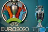 Durante la presentación del torneo se dio a conocer el logotipo del certamen el cual luce muy colorido (Fotos: Reuters y @UEFAEURO)