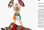 Esta es la imagen con la que McGregor se mofó de Mayweather. (@thenotoriousmma)