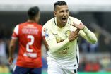 Cecilio Domínguez tuvo un debut soñado con el América, al hacer el gol del triunfo ante el Veracruz (EFE)