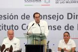 El gobernador de COlima, José Ignacio Peralta, en conferencia.