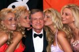 Así despidieron las conejitas a Hugh Hefner