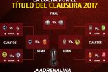 Así se jugarán las semifinales del Apertura 2017