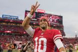 San Francisco lleva una marca de 4-0 desde que Garoppolo llegó a los controles del equipo proveniente de los Patriotas (Fotos: Reuters)