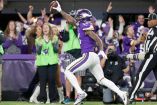 Stefon Diggs hizo la atrapada final para anotar y dirigir a los Vikingos a la Final de la Conferencia Nacional (Fotos: AP)