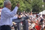 El candidato de la coalición Juntos Haremos Historia, Andrés Manuel López Obrador. 