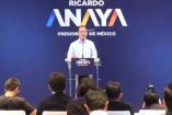 El candidato de la coalición Por México al Frente, Ricardo Anaya.