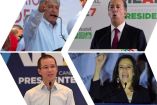 Arriba de izq. a der.: Andrés Manuel López Obrador y José Antonio Meade. Abajo de izq. a der.: Ricardo Anaya y Margarita Zavala.