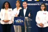 El candidato a la Presidencia por la coalición Por México al Frente, Ricardo Anaya.