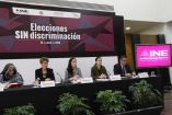 Conferencia de prensa Elecciones sin discriminación.