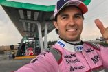 Sergio Pérez está de visita relámpago en México para cumplir con algunos compromisos comerciales (Foto: @SChecoPerez)